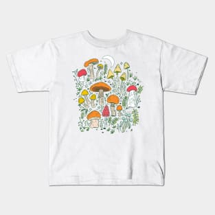 Magical Mushroom Forest Kids T-Shirt